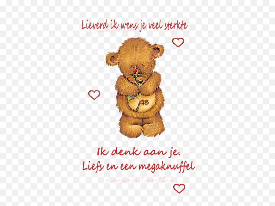 Beterschap - Im Sorry Teddy Bear Emoji,Huil Emoticon