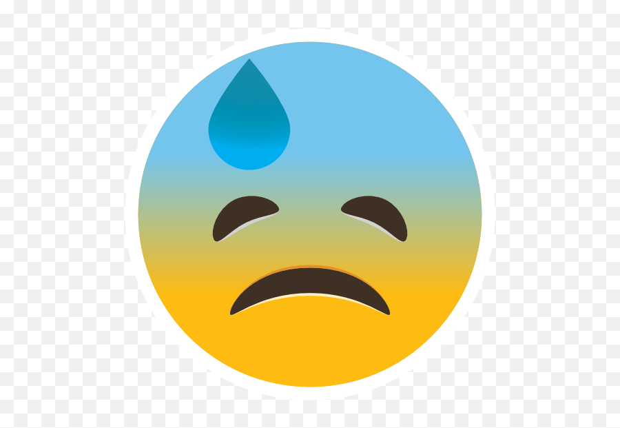 Phone Emoji Sticker Sad Embarrassed - Happy,Embarrassed Emoji
