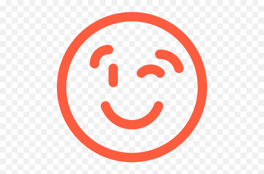 Blink Emoji Face Message Poke - Happy,Poke Emoji