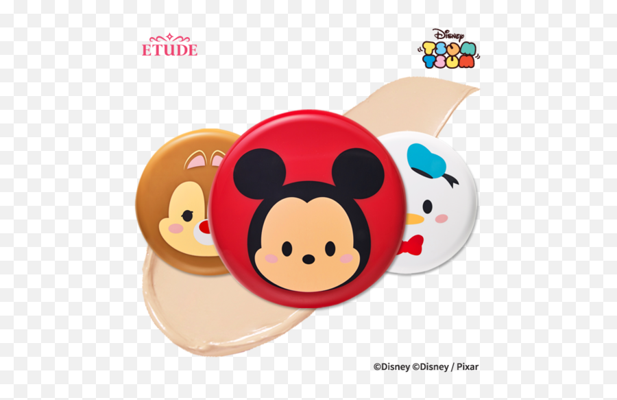 Etude House Disney Tsum Tsum Collection - Etude House Tsum Tsum Cushion Puff Emoji,Kakao Emoticons Translucent