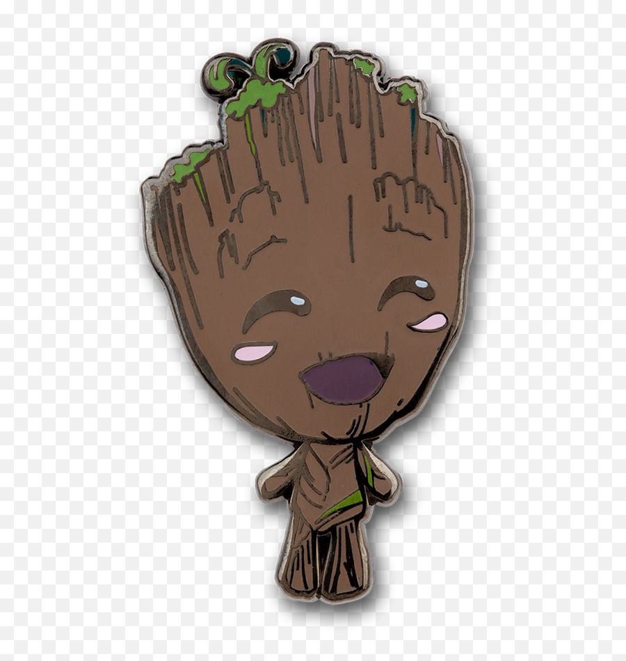 Pin Pin Hooray - Groot Emoji,Groot Emoji