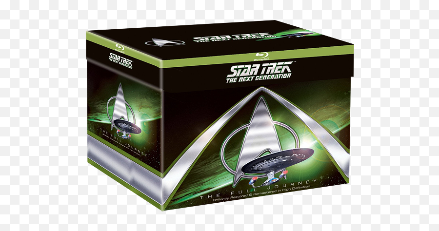 Tng Full Journey Complete Series Blu - Ray Set Announced For Star Trek Tng Box Sets Emoji,Star Trek Generations Data Emotions