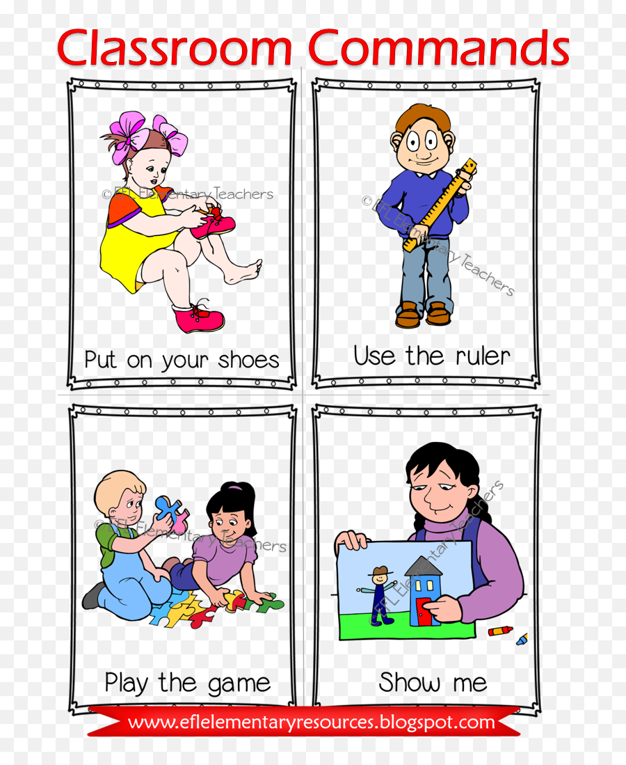 Classroom Commands Flashcards - Preschool Emoji,Understanding Emotions Flashcards For Visual Learners