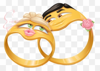 Download Bem F Cil Png Alian As Png - Wedding Ring Cartoon Emoji,F Emoji
