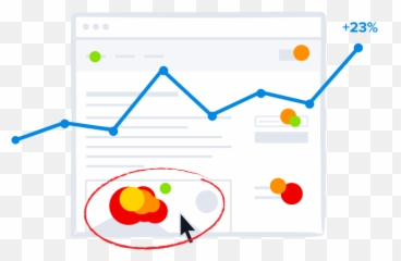 Crazy Egg Features - Heatmap Scrollmap Confetti A Dot Emoji,Heatmap Emotion Flow