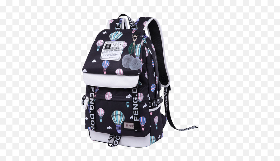 Large - Capacity Junior High School Student School Bag Girl High School Backpack School Bags For Girls Emoji,Emoji Swimsuit For Kids