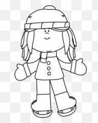 Ice Skating Png Black And White U0026 Free Ice Skating Black And - Ice Skating Clipart Black And White Emoji,Ice Skating Emoji