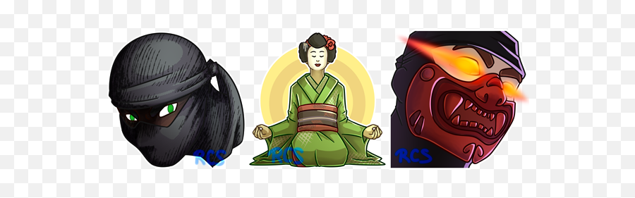 Comm - Twitch Ninja Emotes Emoji,Ninja Twitch Emoticons