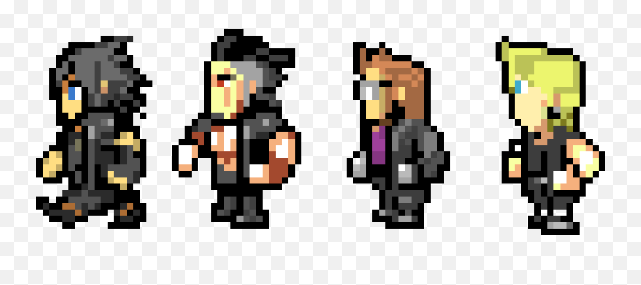 Noctis X Gladio - Pixel Final Fantasy Xv Emoji,Noctis Colors And Emotions