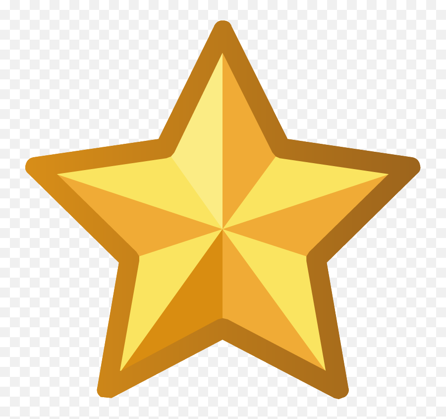 Non - Gold Star Vector Emoji,Oasis Emojis Cpps