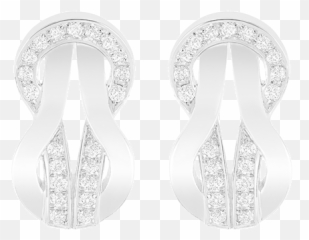 Chance Infinie Earrings 18k White Gold - Fred Paris Chance Infinie Emoji,Swarovski Zirconia Earrings Emotions