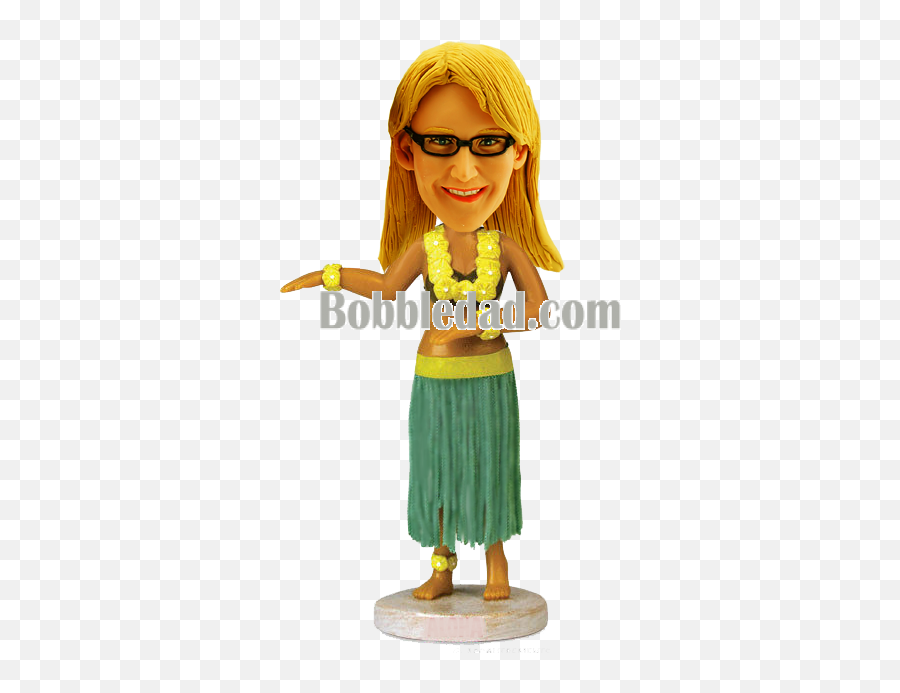 Hula Dancers Bobble Head Png Image With - Dashboard Hula Girl Emoji,Bobble Head Emoji