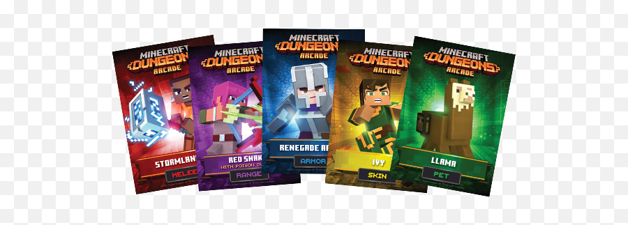 Minecraft Dungeons Arcade Collectible Cards Emoji,Minecraft Emoticons List