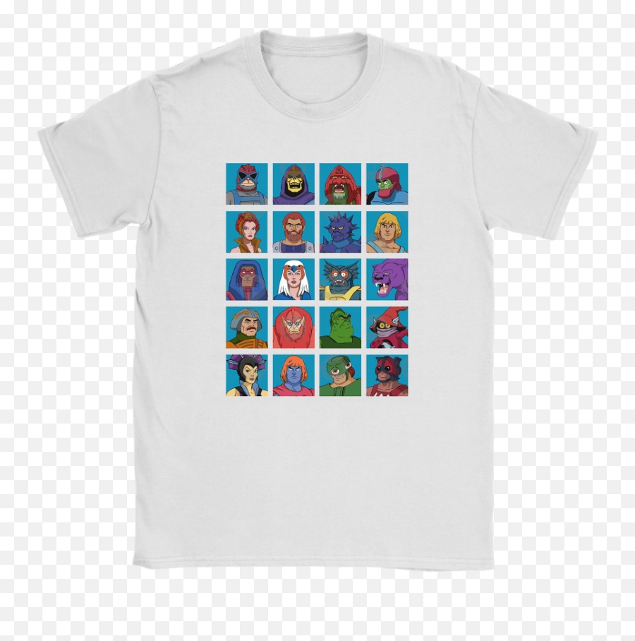 He - Man Heroes And Villains Characters Shirts U2013 Nfl Tshirts Emoji,Emoticon Man Dc