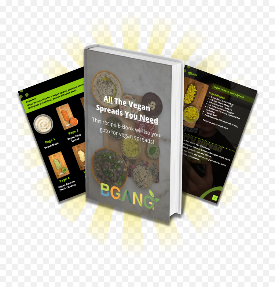 Vegan Spreads Cookbook - The Bgang Emoji,Pinch Of Salt Emoji