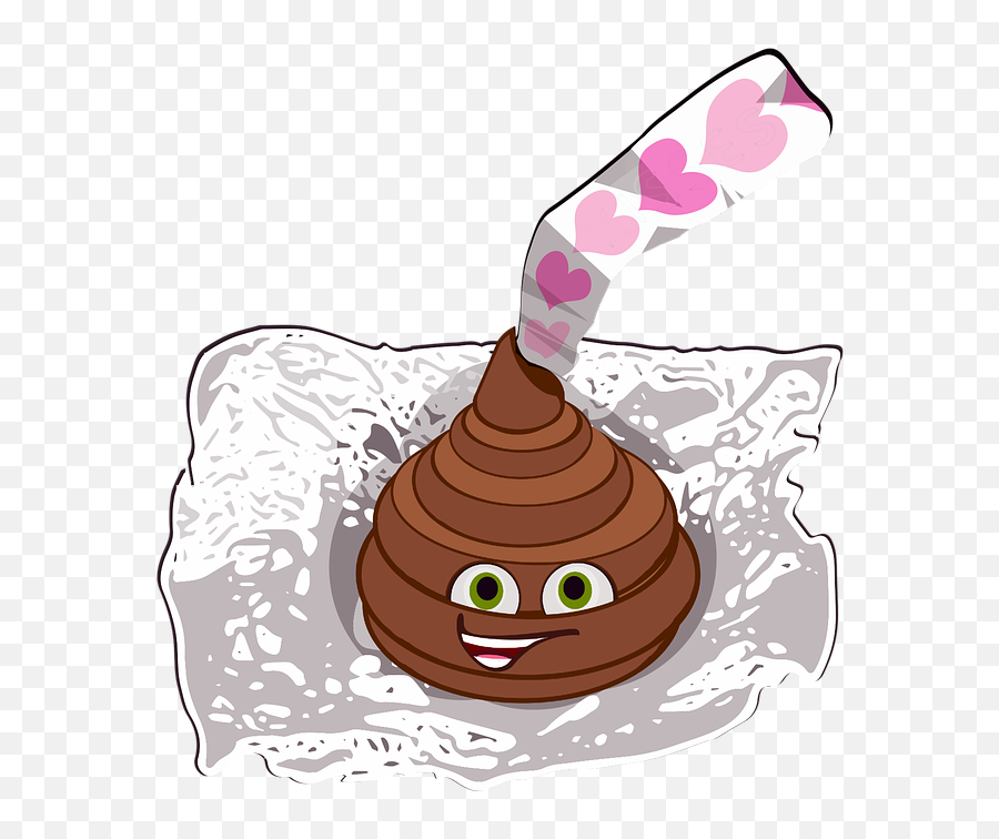 Free Vector Graphics Art - Poop Kisses Chocolate Emoji,Boat Emoticon