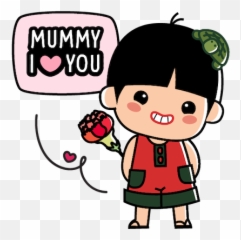 Ang Ku Kueh Girl - Love Mum By Ang Ku Kueh Girl Pte Ltd Emoji,Mummy Emoji