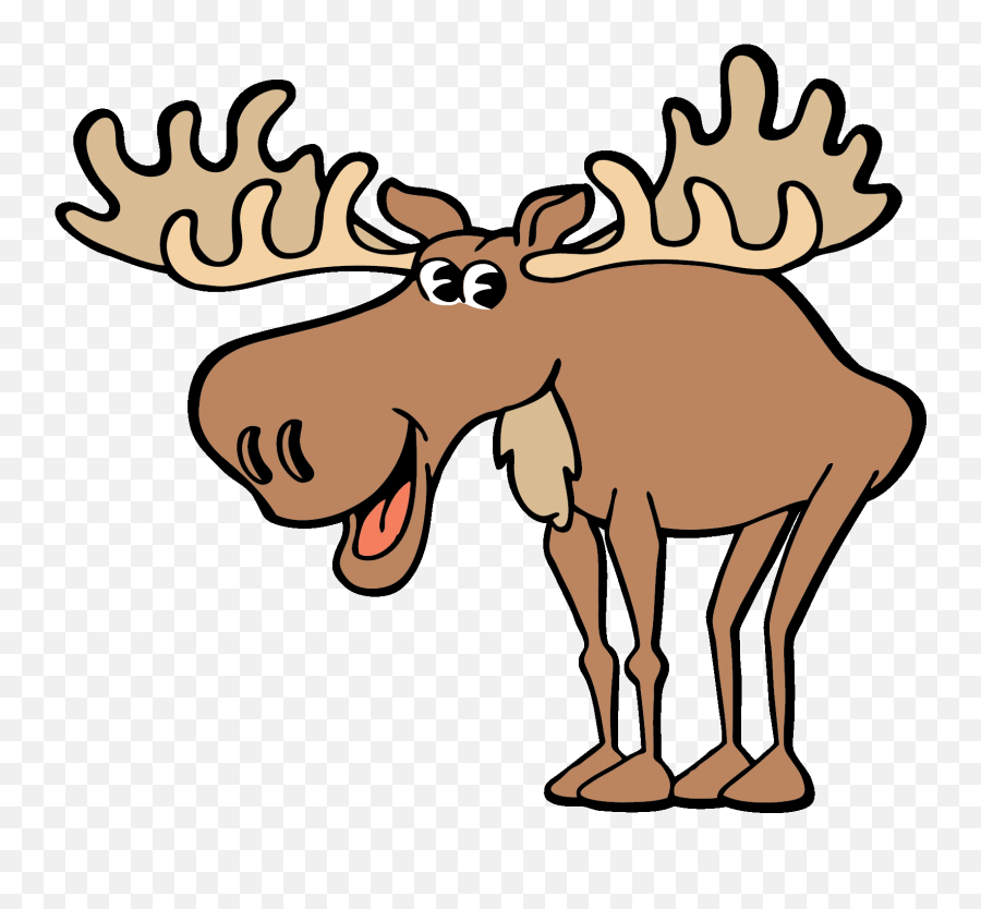 Clipart Christmas Moose Clipart - Moose Clipart Emoji,Moose Emoji Copy And Paste