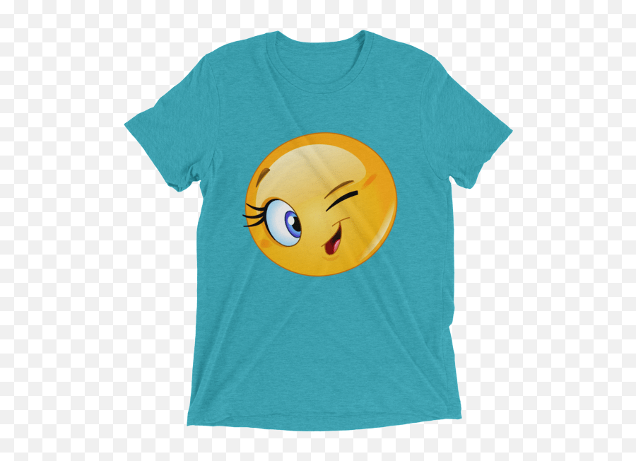 Female Emoji Winking Tshirt Funny - Smiley Pics For Whatsapp,Girls Emoji Joggers