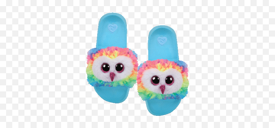 Ty Owen Beanie Boo Slides Glamour Girlz Central Highland Park - Klapki Dziecice Ty Emoji,Emoji Slippers For Children