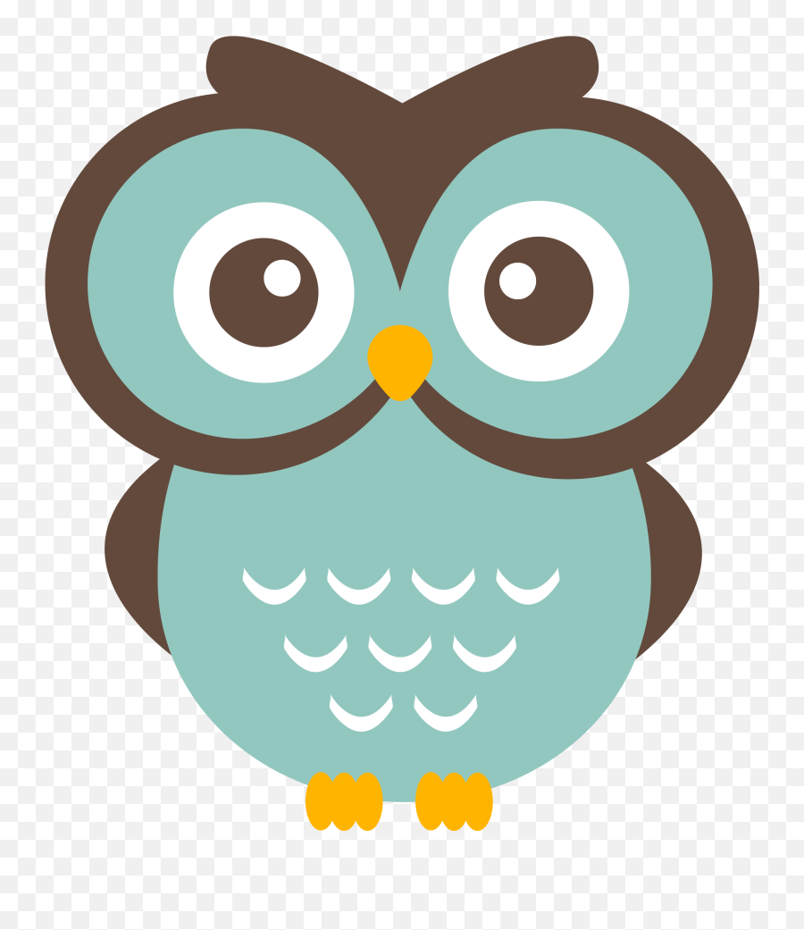 Owls Clipart Row Owls Row Transparent Free For Download On - Cartoon Owl Clipart Emoji,Taser Emoji