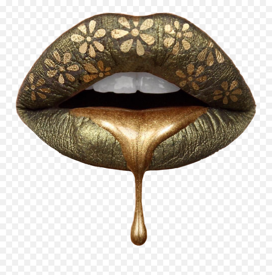 Lips Lipstick Drip Sticker By Hey Im Storriyay - Gold Transparent Drip Png Emoji,Hey Sexy Emoji