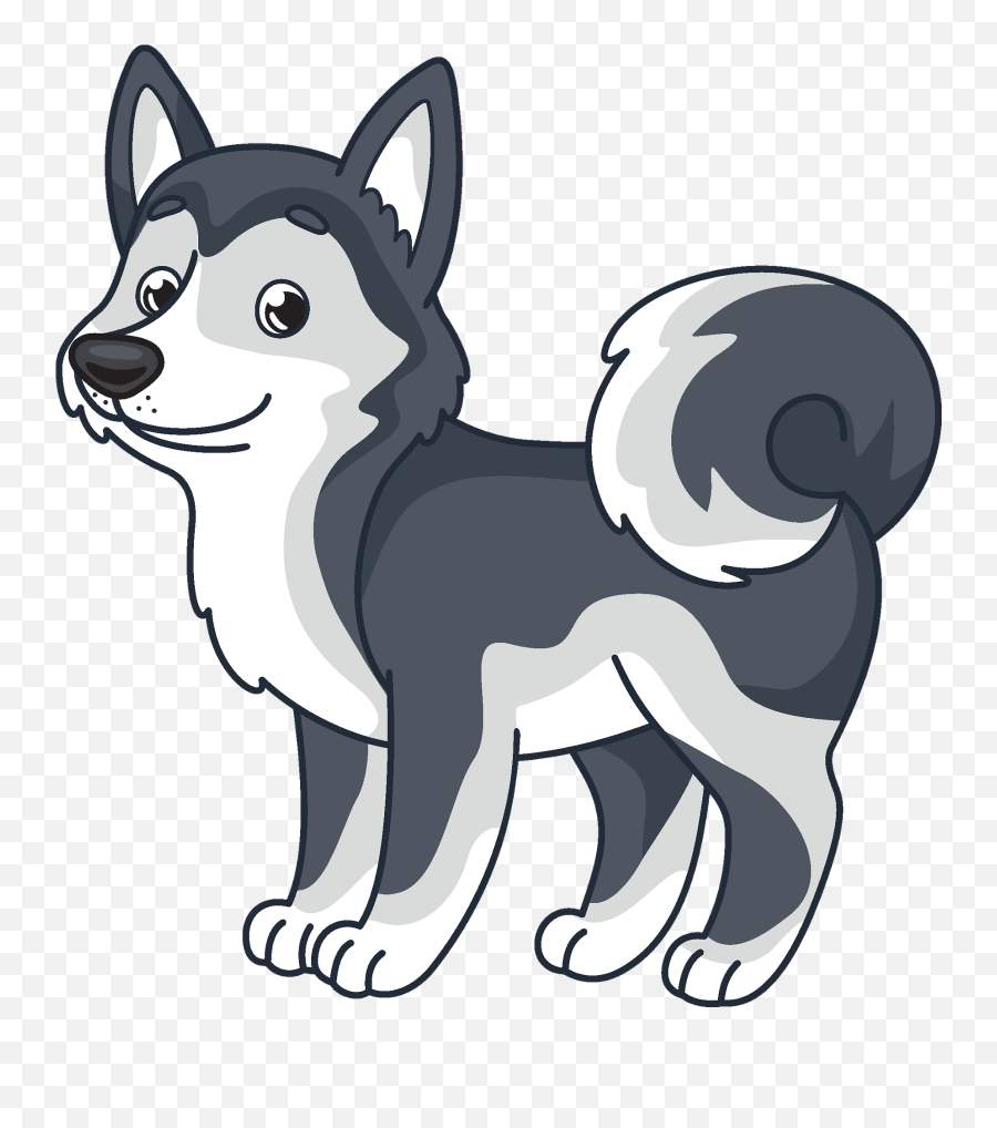 Husky Clipart - Husky Clipart Transparent Emoji,Husky Emoji