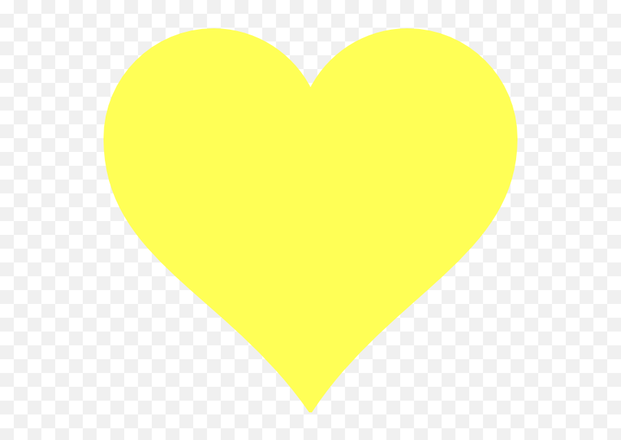 Yellow Love Heart - Transparent Background Yellow Heart Transparent Emoji,Yellow Hearts Emoji