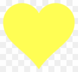 Yellow Love Heart - Transparent Background Yellow Heart Transparent Emoji,Yellow Hearts Emoji