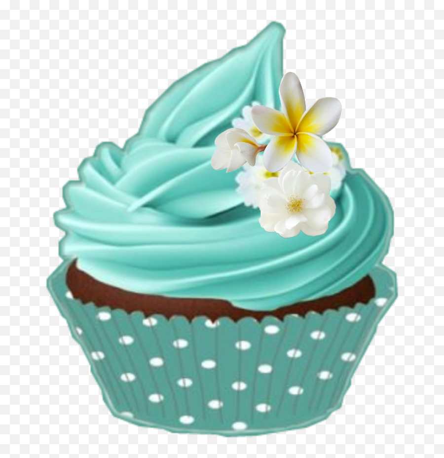 Kake Sticker - Desenho Cupcake Azul E Rosa Emoji,Emoji Kake