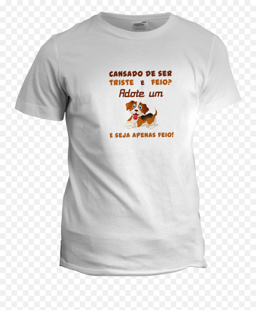 Camiseta Personalizada Adote Um - Camisetas Personalizadas Para Vovô Emoji,Emoticons De Cachorro