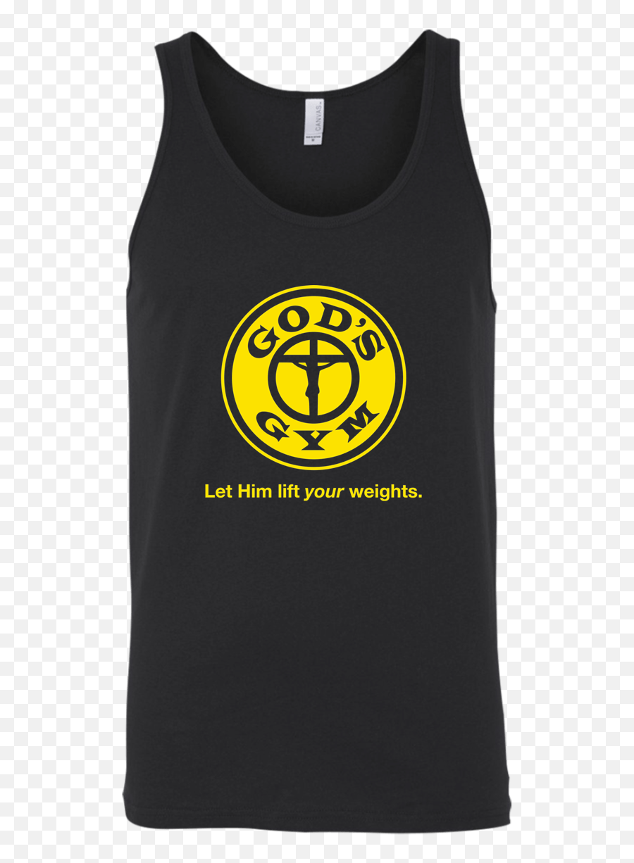 Godu0027s Gym U2013 Memesmerch - Active Tank Emoji,Weight Lifting Emoticon