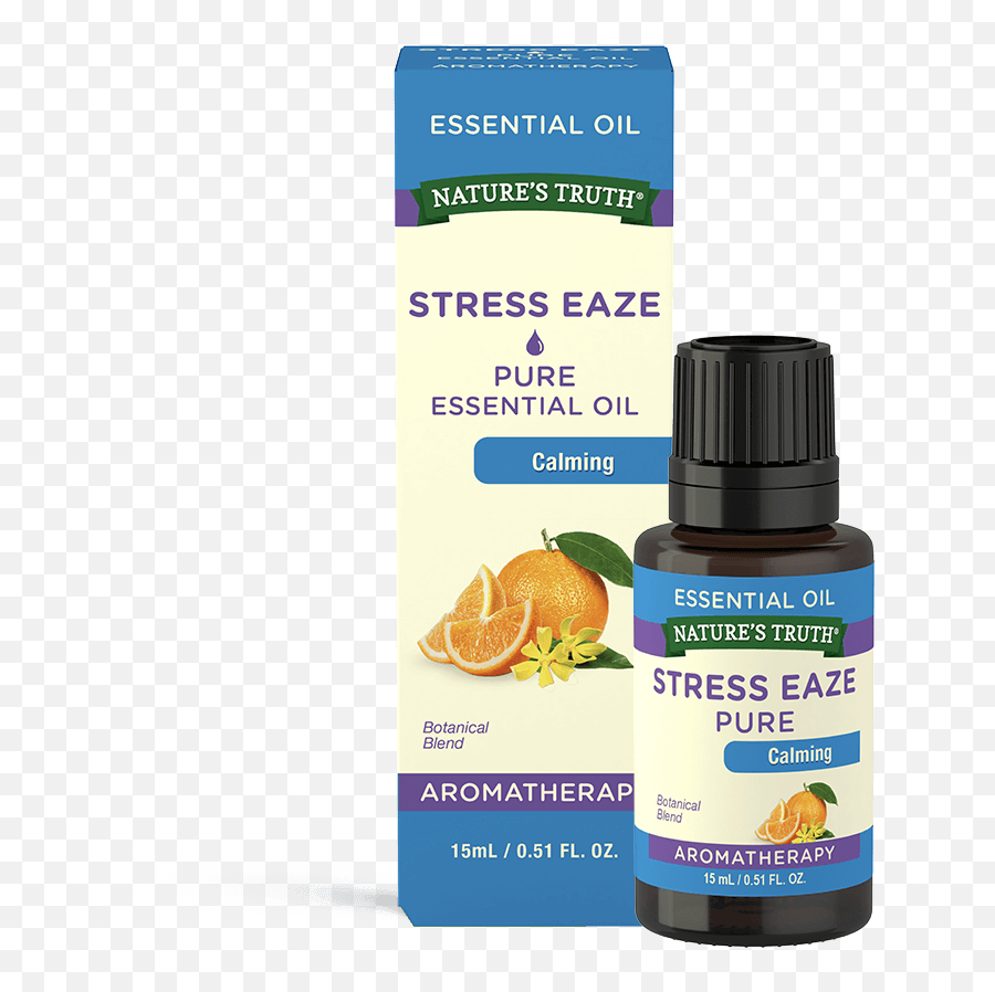 Stress Eaze Pure Essential Oil - Essential Oils Nature True Emoji,Essential Oils And Emotions Orangw