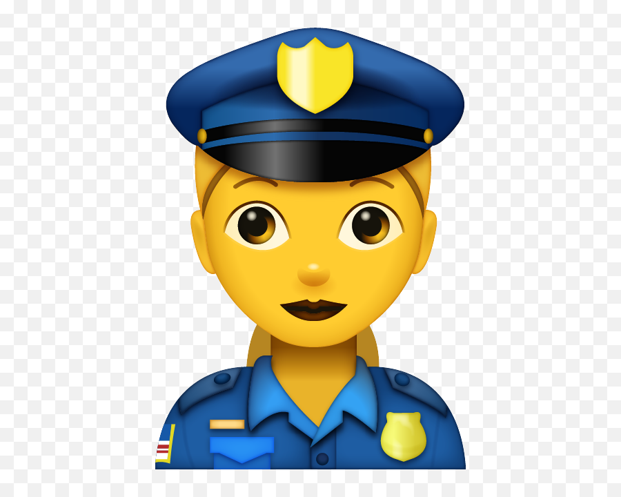 Police Woman Emoji - Female Police Officer Emoji,Police Emoji