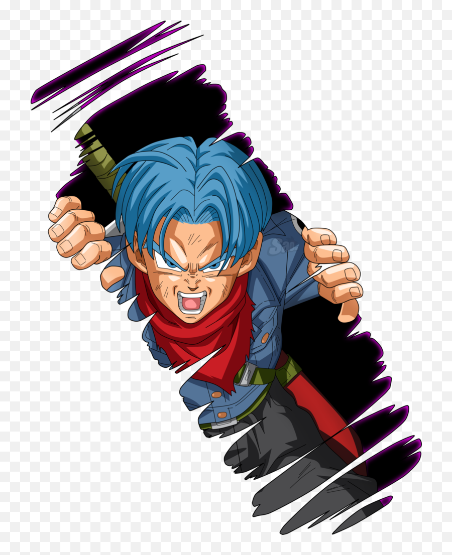 Future Trunks Ball Super - Transparent Dragon Ball Trunks Png Emoji,Dragon Ball Touches My Emotions