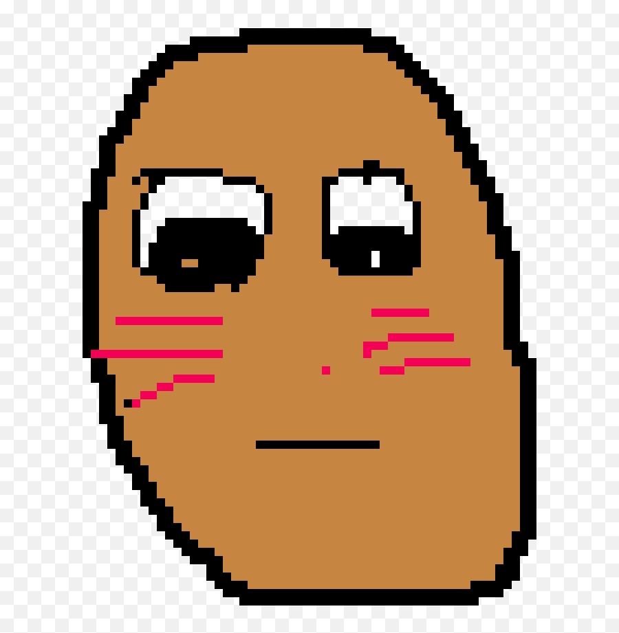 Pixilart - Happy Emoji,Kawaii Potato Emoticons