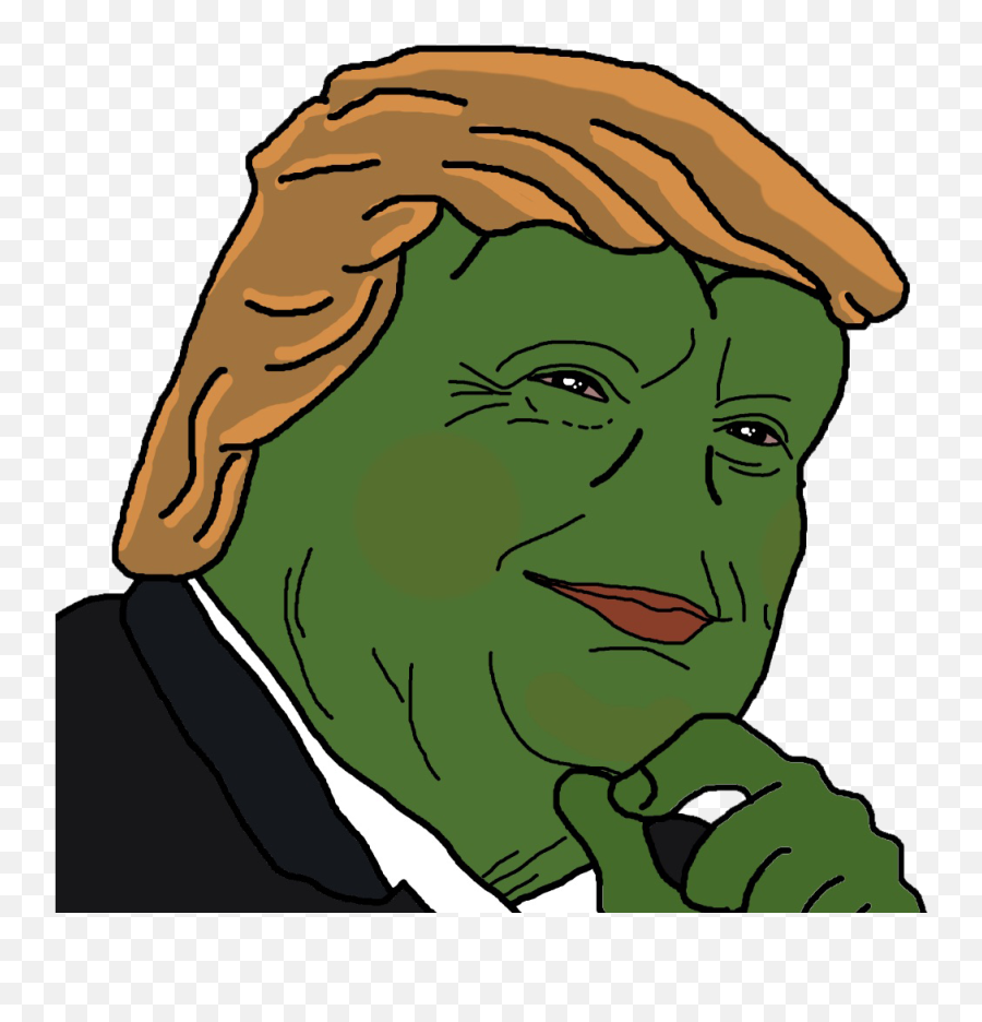 Donald Trump Green Face Emoji,Pepe Emoji