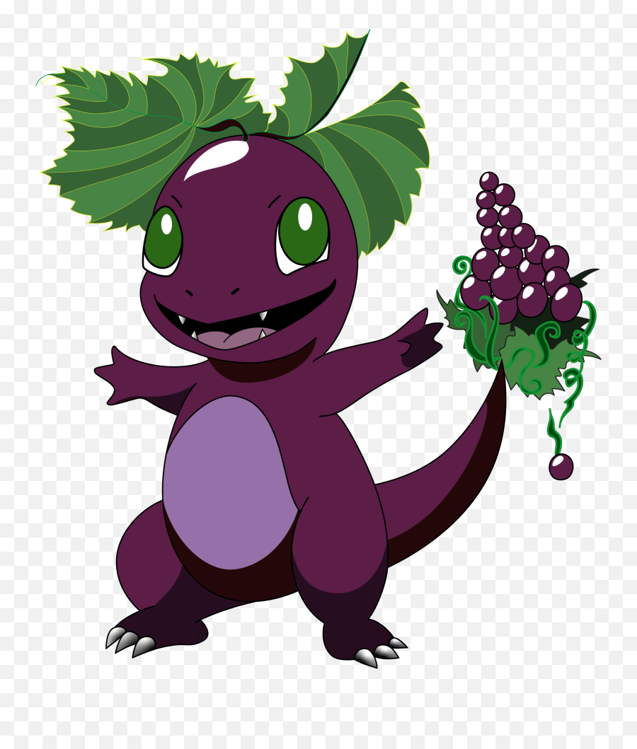 Alternative Pokemon U2013 Art U0026 Illustrations By Janelle Pereyda - Happy Emoji,Facebook Emojis Grapes