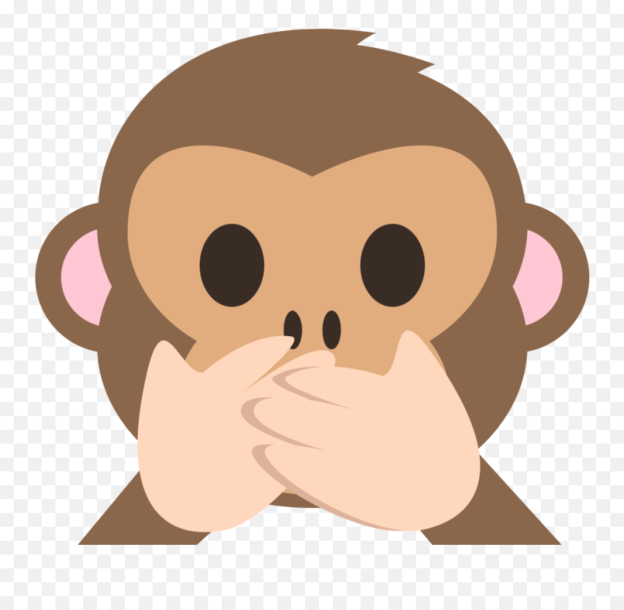 Personalized Pacifiers Binkys - Speak No Evil Monkey Emoji,(monkey) Skype Emoticon