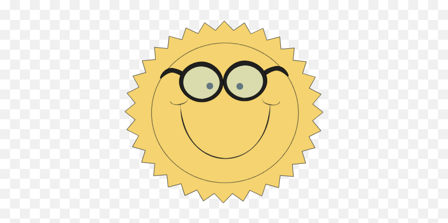 Sun Wearing Glasses Clip Art - Happy Home School Varanasi Emoji,Sun With Sunglasses Emoticon