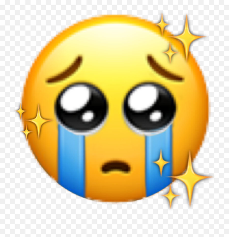 She Cryin But Still Pretty Sticker Emoji,What The Hell Emoji