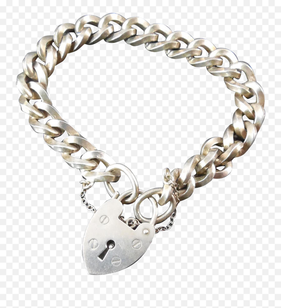 Sterling Silver Bracelet With Padlock - Solid Emoji,3,000 Emoji Emoticon Beads And Bracelets