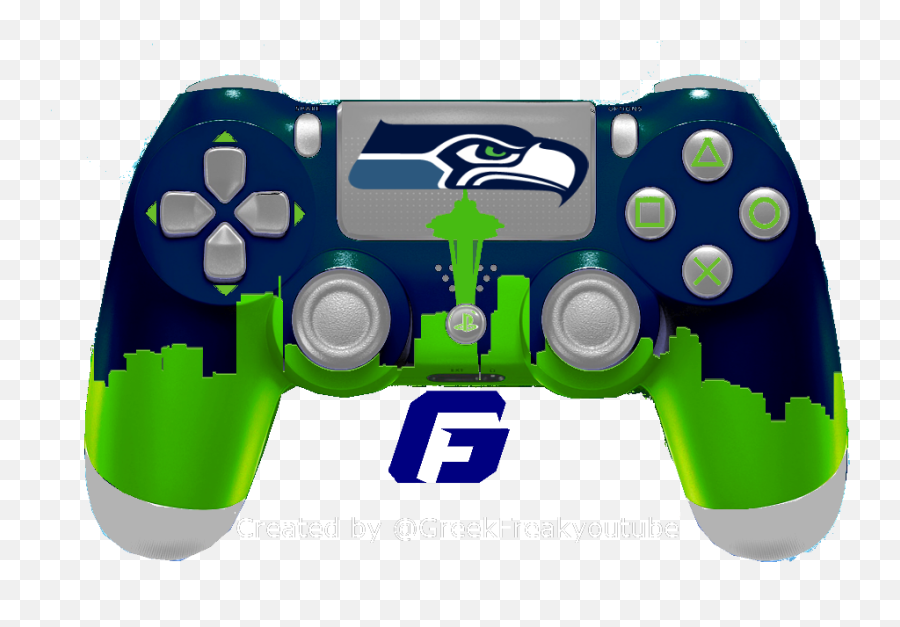 Check Out All My Nfl Ps4 Controller Concept Seattle Seahawks - Video Games Emoji,Video Game Controller Emoji