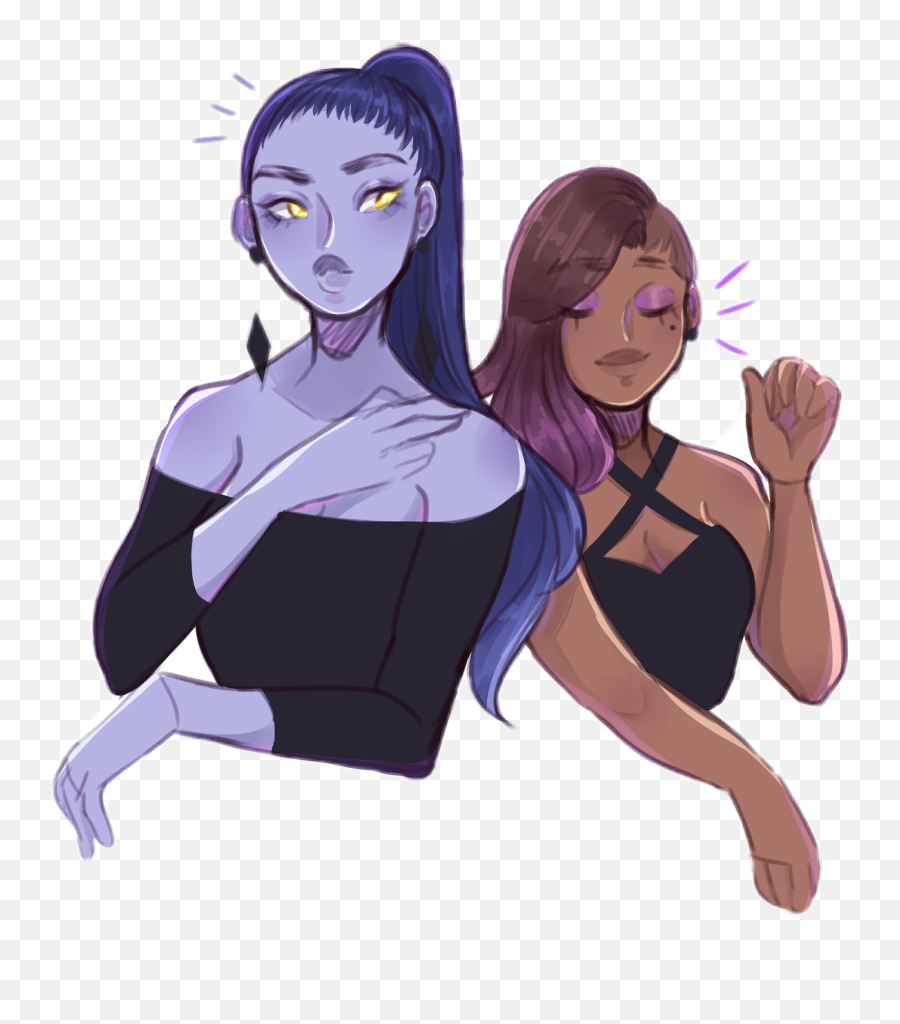 Overwatch Sombra Widowmaker Sticker By Videola - Spiderbyte Overwatch Emoji,Overwatch Sombra Emojis