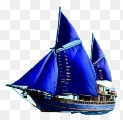 Ship Sailing Sailboat Sticker - Blue Sail Boat Emoji,Sailboat Emoji