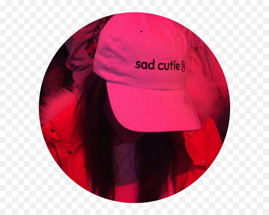 Sadgirl Redaesthetic Sticker By Girlwhoflewaway - Sad Girls Tumblr Red Emoji,Sad Baseball Emoji