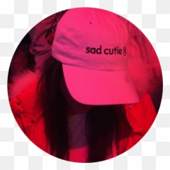Sadgirl Redaesthetic Sticker By Girlwhoflewaway - Sad Girls Tumblr Red Emoji,Sad Baseball Emoji