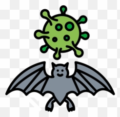 Bat Carrier Corona Virus - Fictional Character Emoji,Bat Symbols And Emoticons For Fb