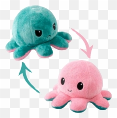 Octopus Large Size - Octopus Plush Emoji,Brain Octopus Emotions