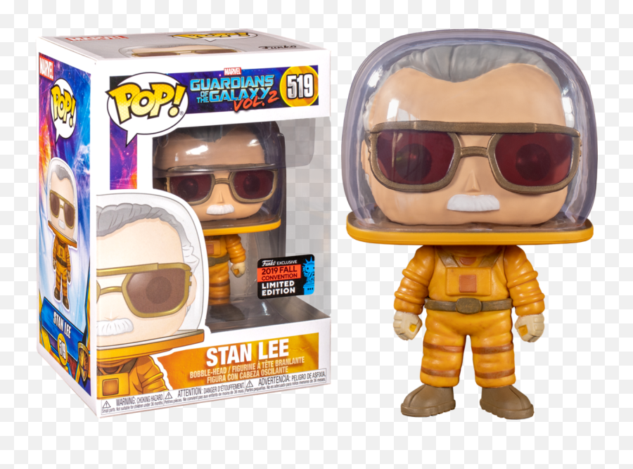 Guardians Of The Galaxy Vol 2 Funko Pop Stan Lee Astronaut Shared Sticker 519 - Funko Stan Lee 519 Emoji,How To Make Funko Emojis